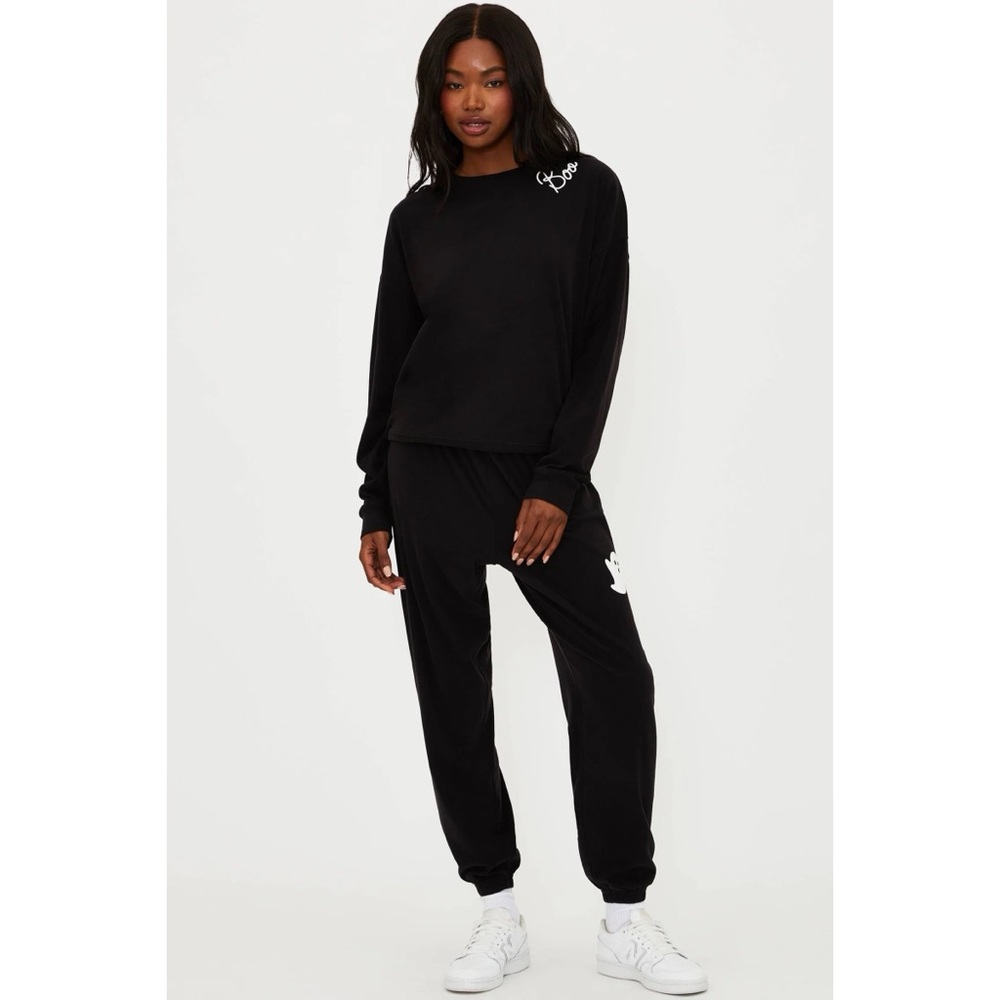 Beach Riot Georgie Pant Boo Black - Picture 2 of 2